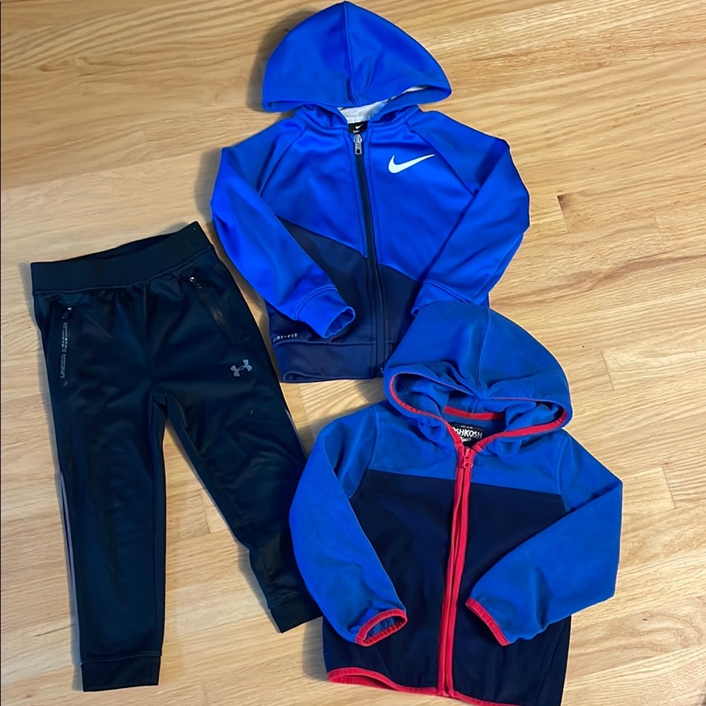Nike 3pc set, Under Armour, Pants, & Fleece, Toddler Size: 3T